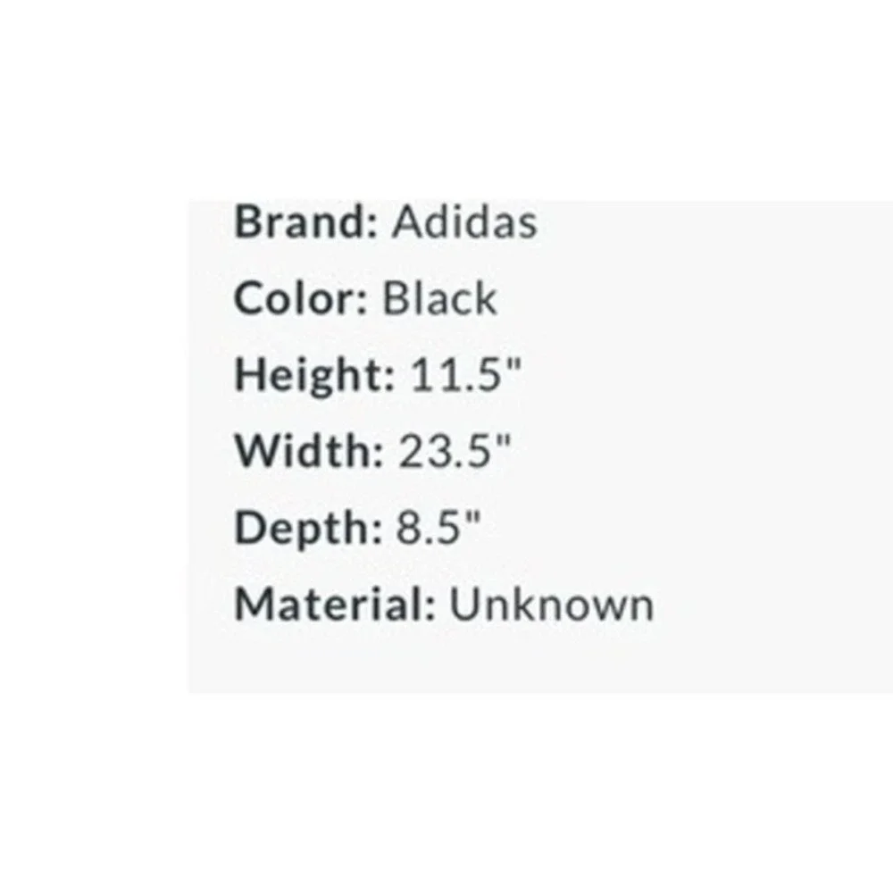 Adidas Duffel Bag Defender Medium Black Gym Travel Carry On Sports Training New‎